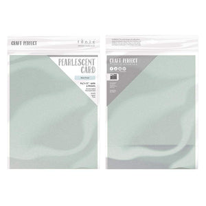 Craft Perfect - Pearlescent Card - Blue Frost - 8.5" x 11" (5/PK) - tonicstudios