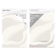 Load image into Gallery viewer, Craft Perfect - Smooth Card A4 - Ivory (5/PK) - 9568e
