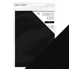 Load image into Gallery viewer, Craft Perfect - Smooth Card A4 - Black (5/PK) - 9569e
