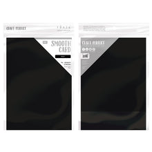 Load image into Gallery viewer, Craft Perfect - Smooth Card A4 - Black (5/PK) - 9569e
