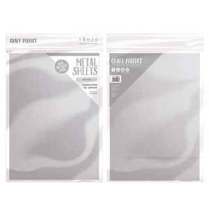 Craft Perfect - Metal Sheets - Silver Foil - A4 - tonicstudios