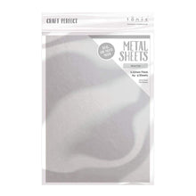 Load image into Gallery viewer, Craft Perfect - Metal Sheets - Silver Foil - A4 - tonicstudios

