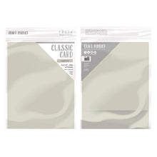 Load image into Gallery viewer, Craft Perfect - Classic Card - Oyster Grey - Weave Textured - 8.5&quot; x 11 (10/PK) - tonicstudios
