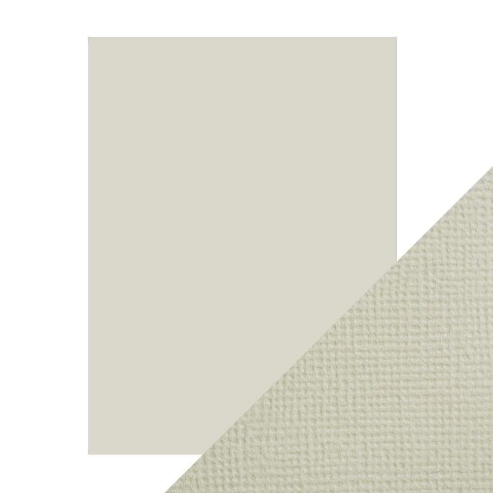 Craft Perfect - Classic Card - Oyster Grey - Weave Textured - 8.5