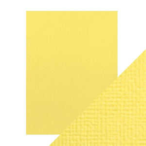 Craft Perfect - Classic Card - Buttermilk Yellow - Weave Textured - 8.5" x 11" (10/PK) - tonicstudios