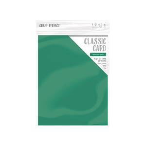 Craft Perfect - Weave Textured Classic Card - Spearmint Green - 8.5"x11" (10/PK) - 9642e
