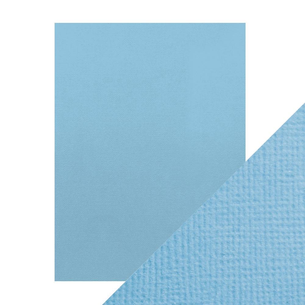 Craft Perfect - Classic Card - Cornflower Blue - Weave Textured - 8.5