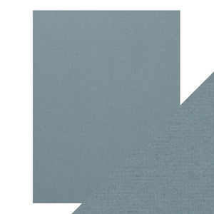 Craft Perfect - Classic Card - Denim Blue - Weave Textured - 8.5" x 11" (10/PK) - tonicstudios