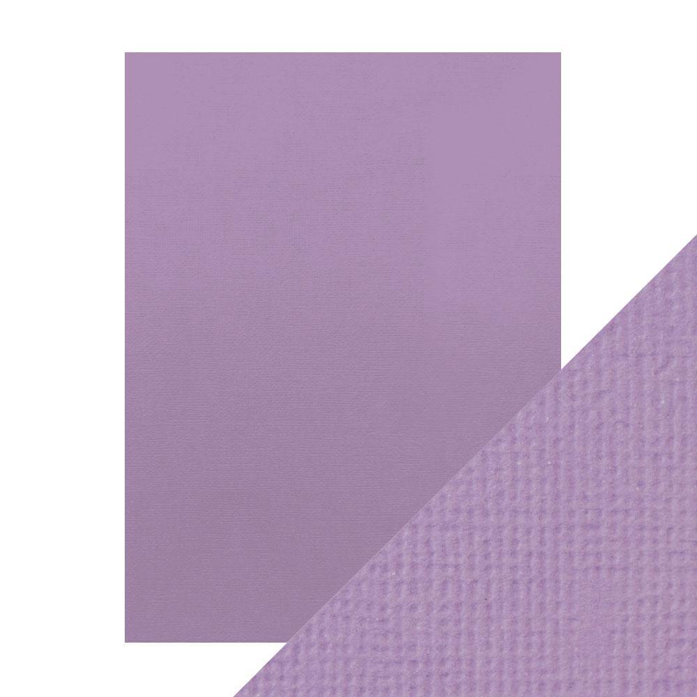 Craft Perfect - Classic Card - Mauve Purple - Weave Textured - 8.5
