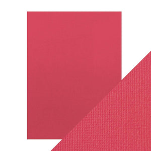 Craft Perfect - Classic Card - Fuchsia Pink - Weave Textured - 8.5" x 11" (10/PK) - tonicstudios