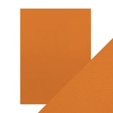 Load image into Gallery viewer, Craft Perfect - Classic Card - Pumpkin Orange - Weave Textured - 8.5&quot; x 11&quot; (10/PK) - tonicstudios
