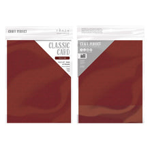 Load image into Gallery viewer, Craft Perfect - Classic Card - Maroon Red - Weave Textured - 8.5&quot; x 11&quot; (10/PK) - tonicstudios

