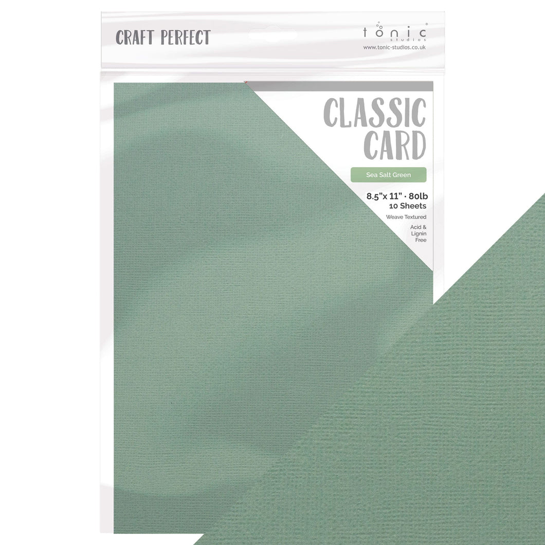 Craft Perfect - Classic Card - Sea Salt Green - 8.5