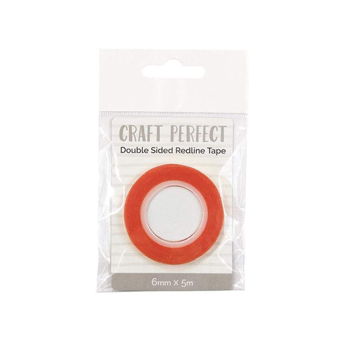 Craft Perfect - Adhesives - Double Sided Redline Tape - 6mm x 5m - 9732e - tonicstudios