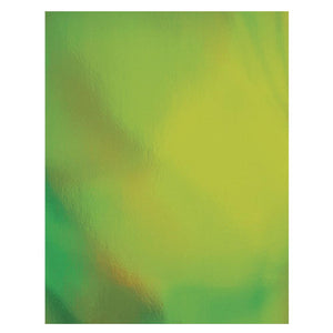 Craft Perfect - Iridescent Mirror Card 8.5"x11" - Seafoam Green - (5/PK) - 9789e