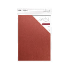 Load image into Gallery viewer, Craft Perfect - Speciality Card - Luxury Embossed A4 - Crimson Silk (5/PK) - 9846e
