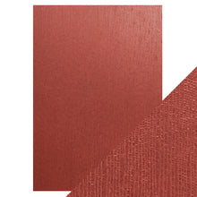 Load image into Gallery viewer, Craft Perfect - Speciality Card - Luxury Embossed A4 - Crimson Silk (5/PK) - 9846e
