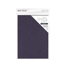 Load image into Gallery viewer, Craft Perfect - Speciality Card - Hand Crafted Cotton A4 - Midnight Sky (5/PK) - 9885e
