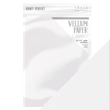 Load image into Gallery viewer, Vellum Paper - Vintage White - 8.5&quot;x11&quot; (10/PK) - 150GSM - 9935E

