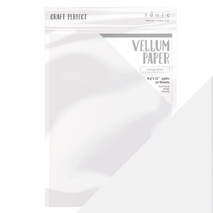 Vellum Paper - Vintage White - 8.5"x11" (10/PK) - 150GSM - 9935E