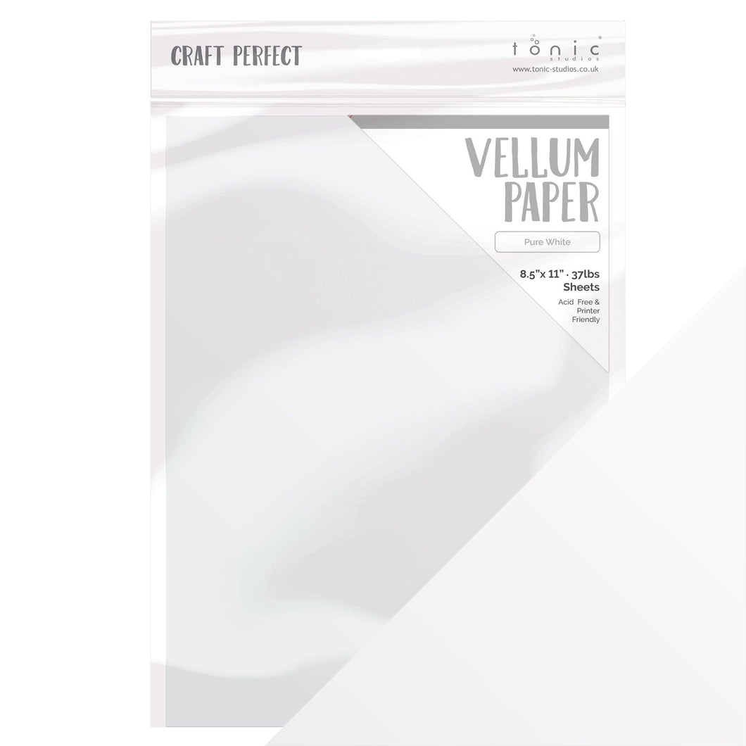 Vellum Paper - Pure White - 8.5