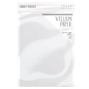 Vellum Paper - Pure White - 8.5"x11" (10/PK) - 100GSM - 9936E