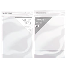 Load image into Gallery viewer, Vellum Paper - Pure White - 8.5&quot;x11&quot; (10/PK) - 100GSM - 9936E
