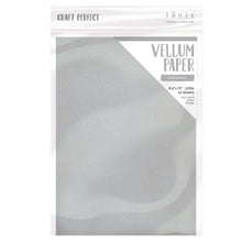 Load image into Gallery viewer, Vellum Paper - Pearled Silver - 8.5&quot;x11&quot; (10/PK) - 100GSM - 9937E
