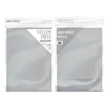 Load image into Gallery viewer, Vellum Paper - Pearled Silver - 8.5&quot;x11&quot; (10/PK) - 100GSM - 9937E
