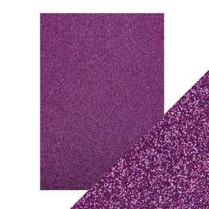 Craft Perfect - Glitter Card - Nebula Purple - A4 (5/PK) - 9946e - tonicstudios