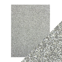 Load image into Gallery viewer, Craft Perfect - Glitter Card - Silver Screen - 8.5&quot; x 11&quot; (5/PK) - tonicstudios
