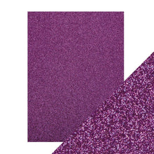 Load image into Gallery viewer, Craft Perfect - Glitter Card - Nebula Purple - 8.5&quot; x 11&quot; (5/PK) - tonicstudios
