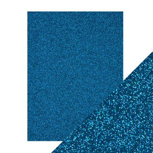 Craft Perfect - Glitter Card - Midnight Topaz - 8.5" x 11" (5/PK) - tonicstudios