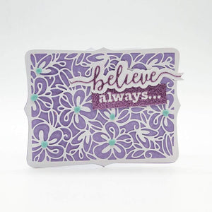 Craft Perfect - Glitter Card - Berry Fizz - 8.5" x 11" (5/Pk) - tonicstudios
