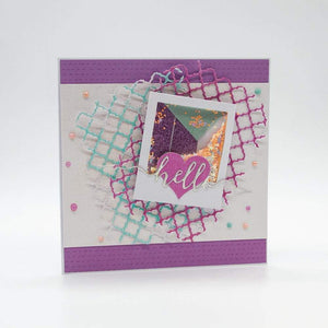 Craft Perfect - Glitter Card - Berry Fizz - 8.5" x 11" (5/Pk) - tonicstudios