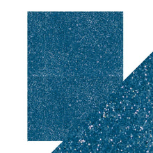 Load image into Gallery viewer, Craft Perfect - Glitter Card 8.5&quot;x11&quot; - Cobalt Blue (5/Pk) - 9973e
