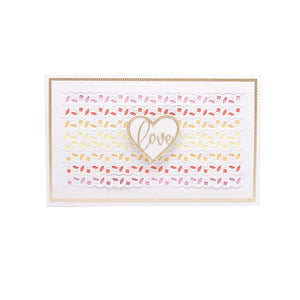 Mini Slimline Love Hearts Die Set - 5069E