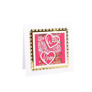 Mini Slimline Love Hearts Die Set - 5069E