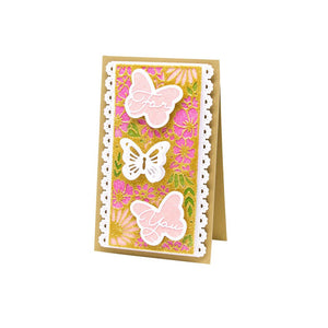 Mini Slimline Beautiful Butterfly Die Set - 5067E