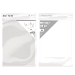 Craft Perfect Luxury Embossed Card Craft Perfect - Speciality Card - Luxury Embossed - Ice Rink - A4 (5/PK) - 230gsm - 9852E