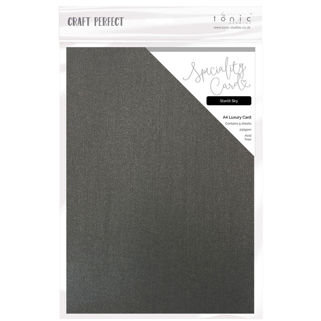 Craft Perfect Luxury Embossed Card Craft Perfect - Speciality Card - Luxury Embossed - Starlit Sky - A4(5/PK) - 230gsm - 9855E