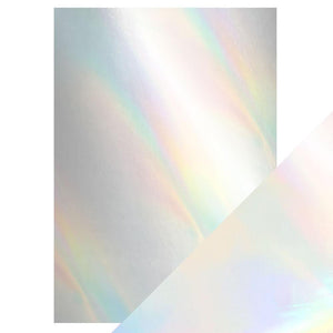 Craft Perfect - Mirror Card Gloss - Holo Waves - A4 (5/PK) - 9448e