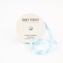 Load image into Gallery viewer, Craft Perfect Ribbon Craft Perfect - Ribbon - Double Face Satin - Arctic Blue - 9mm - 8967E
