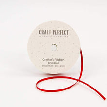Load image into Gallery viewer, Craft Perfect Ribbon Craft Perfect - Ribbon - Double Face Satin - Chilli Red - 3mm - 8970E

