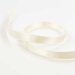 Craft Perfect Ribbon Craft Perfect - Ribbon - Double Face Satin - Ivory White - 9mm - 8973E