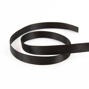 Craft Perfect Ribbon Craft Perfect - Ribbon - Double Face Satin - Jet Black - 9mm - 8975E