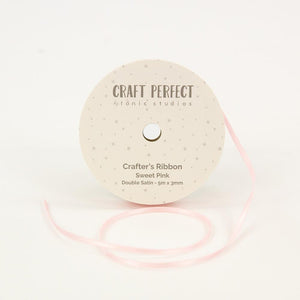 Craft Perfect Ribbon Craft Perfect - Ribbon - Double Face Satin - Sweet Pink - 3mm - 8968E