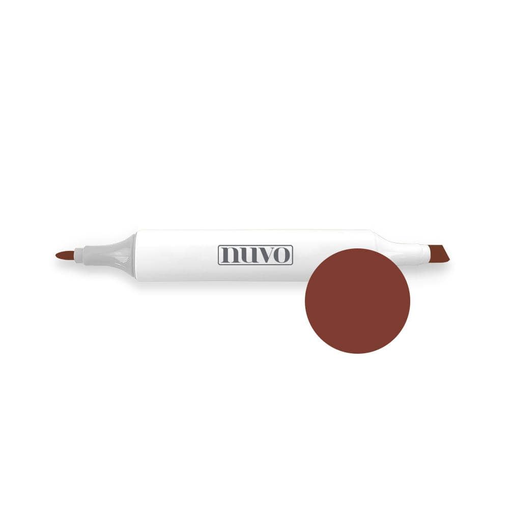 Nuvo Pens and Pencils copy Nuvo - Single Marker Pen Collection - Rich Walnut - 465n