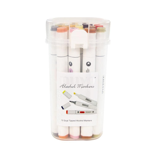 Nuvo Pens and Pencils copyNuvo - Marker Pen Collection - Hair & Skin Tones - 12 Pack - 347N