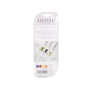 Nuvo Pens and Pencils Nuvo - Dual Tip Dot Markers - Metallic - 140n
